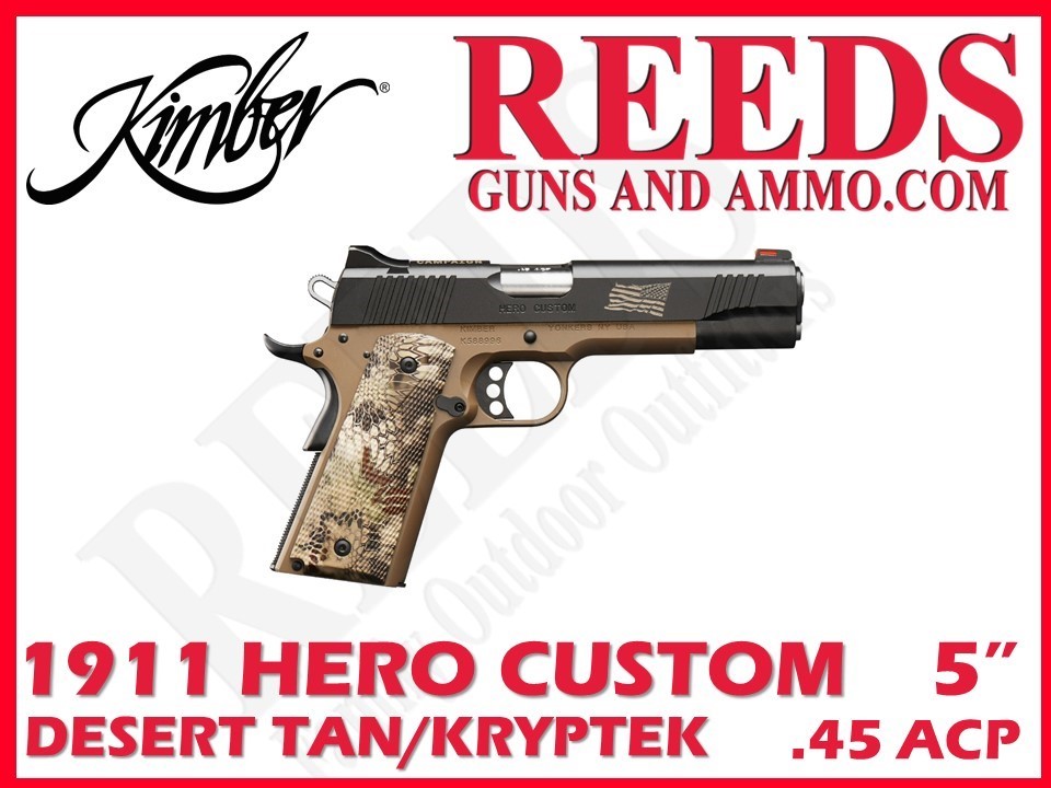 Kimber 1911 Hero Custom  Kryptek 45 ACP 5in 1-7Rd Mag 3200383-img-0