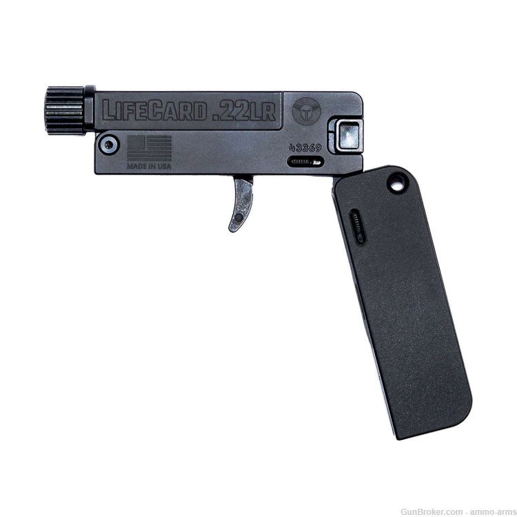 TrailBlazer Firearms LC1LifeCard Threaded .22 LR Black LC1-T-img-2