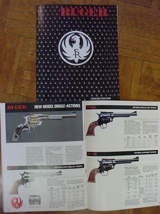 Ruger 1984 catalog mint Red Label 77 pistol Redhaw-img-0