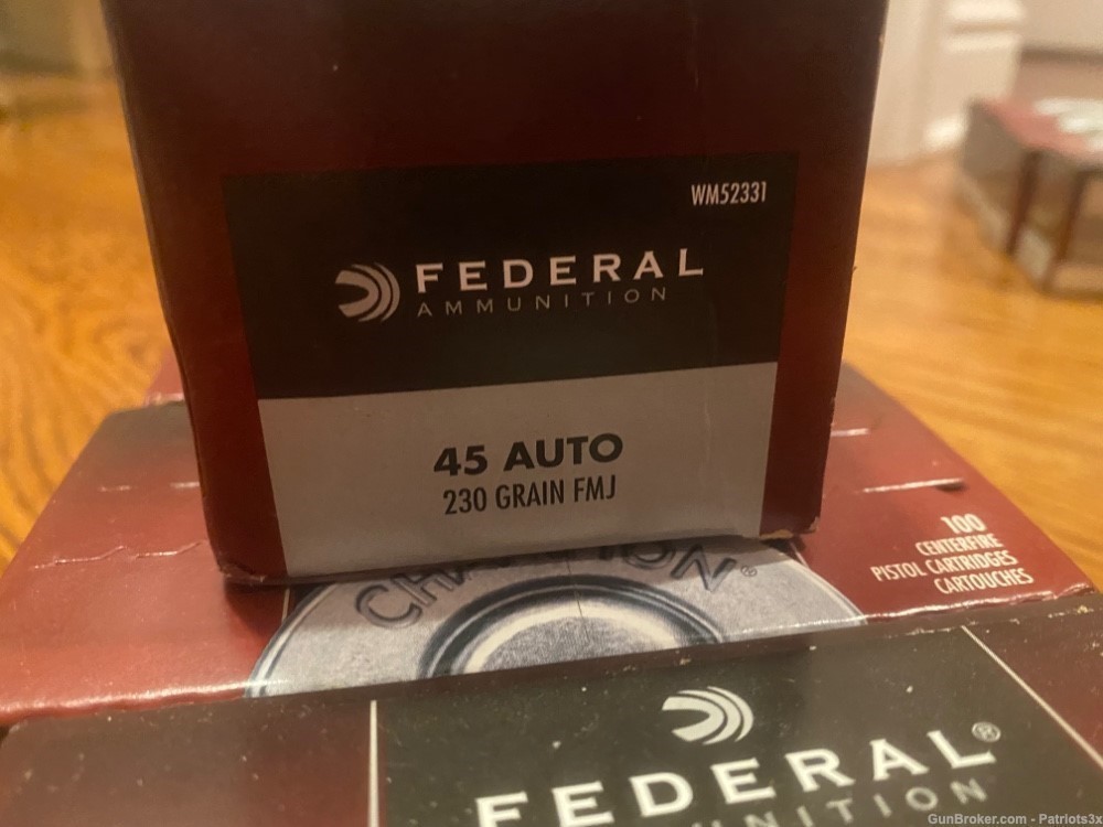 Federal .45 ACP 100 Round Value Pack 230 grain FMJ-img-2