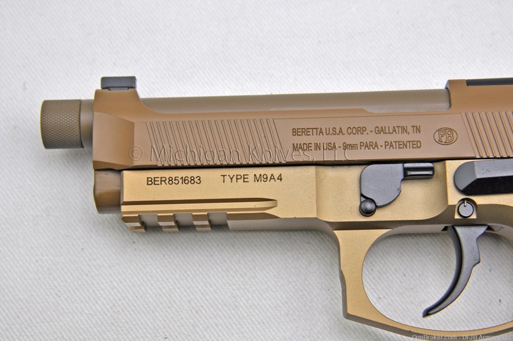 Beretta M9A4-G Centurion RDO 9mm 4.7'' 15-Rd.  No CC fee.-img-2