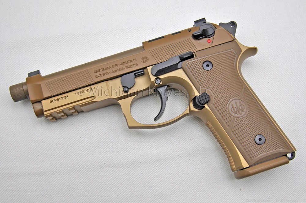Beretta M9A4-G Centurion RDO 9mm 4.7'' 15-Rd.  No CC fee.-img-0