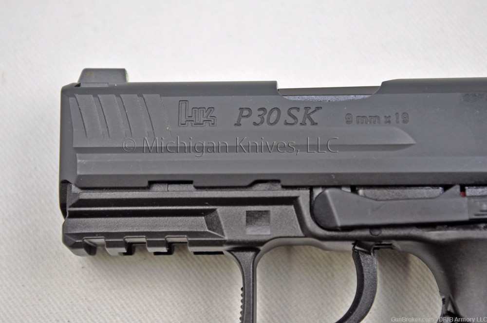 HK P30SK V3 9mm, Night Sights, 12/15 rd mags, 3.3" bbl, No CC fee-img-2