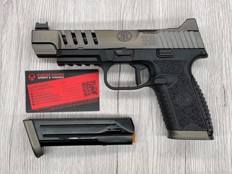 FN 509 LS Edge 9mm Luger 17+1 5" OPTIC READY 66100843 -img-2