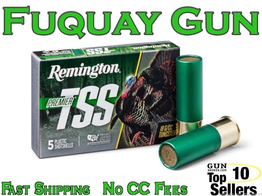 Remington Premier TSS Tungsten Super Shot 12 GA 3" SHOT SHELL 28045 5-COUNT-img-0