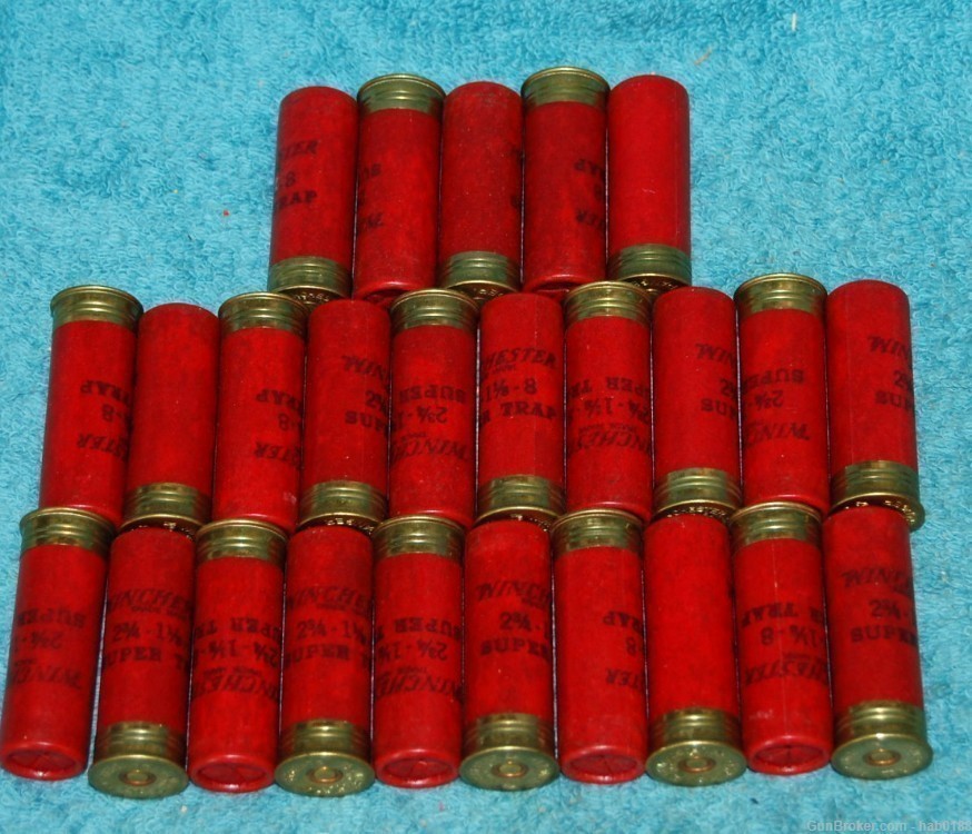Vintage Full Box of Winchester Ranger Super Trap Load 12 Ga Shotgun Shells-img-7