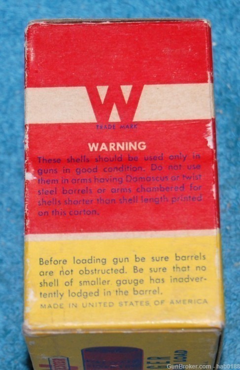 Vintage Full Box of Winchester Ranger Super Trap Load 12 Ga Shotgun Shells-img-5