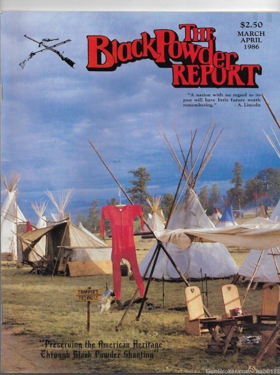 The Blackpowder Report Magazine March April 1986-img-0