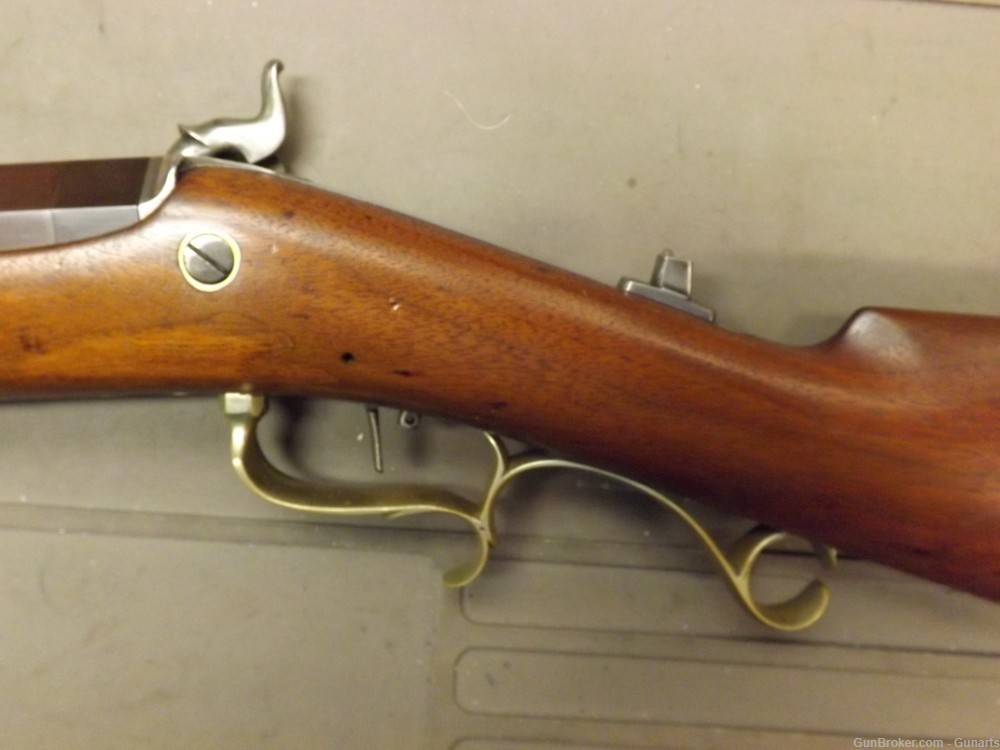 Rare Hitchcock and Muzzy target rifle .50 pre Civil war-img-12