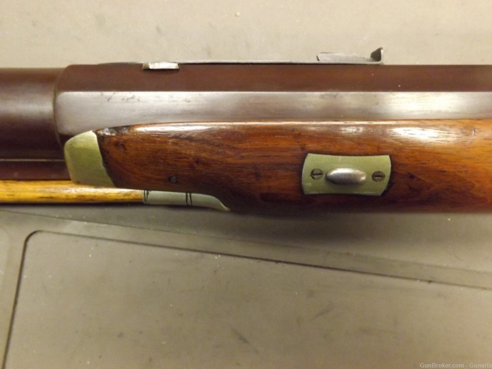 Rare Hitchcock and Muzzy target rifle .50 pre Civil war-img-13