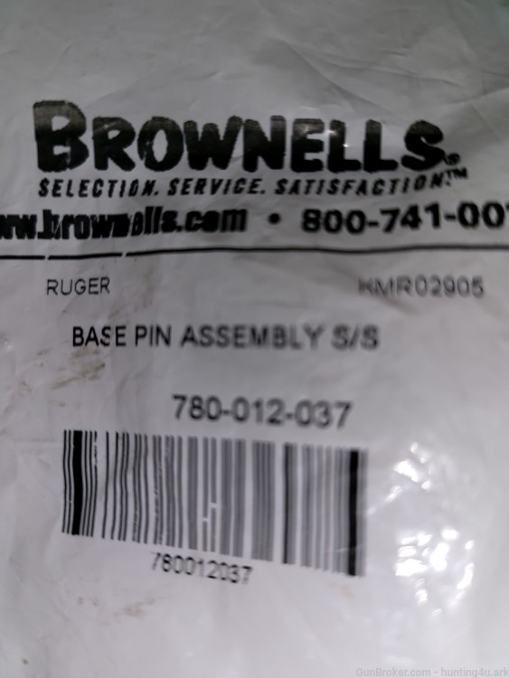 Brownells Ruger Base Pin Assembly S/S #KMR2905-img-0