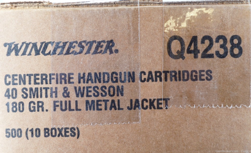 Winchester .40 S&W, 180-gr, FMJ 500-Rounds Q4238-img-0