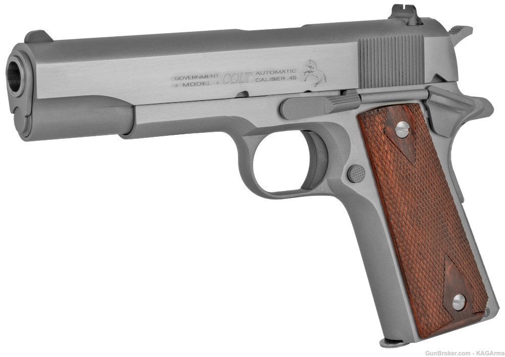 Colt 1911 Classic O1911C- SS Government Model MKIV Series 70 Stainless-img-3