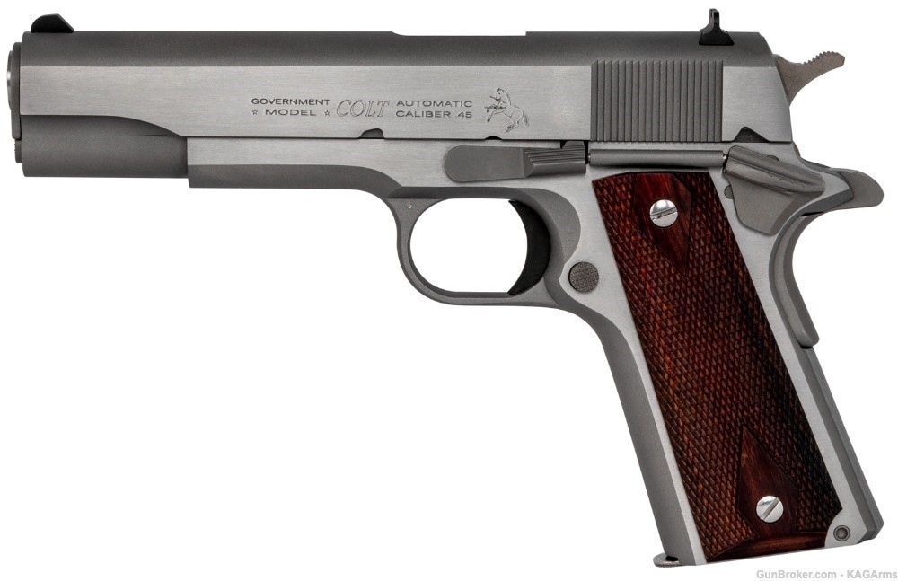 Colt 1911 Classic O1911C- SS Government Model MKIV Series 70 Stainless-img-1