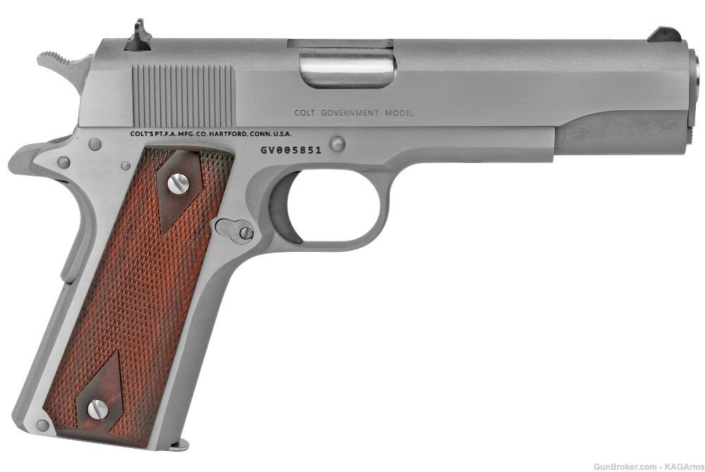 Colt 1911 Classic O1911C- SS Government Model MKIV Series 70 Stainless-img-4