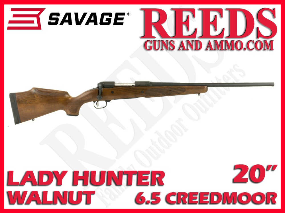 Savage 11 Lady Hunter Walnut 6.5 Creedmoor 20in 19657-img-0