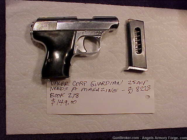 Bk# 218  Florida Firearms Corp / Valor Corporation Guardian 25 ACP-img-0
