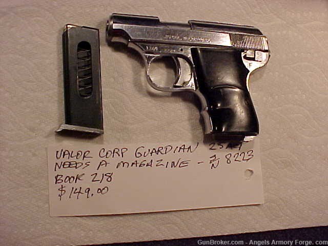 Bk# 218  Florida Firearms Corp / Valor Corporation Guardian 25 ACP-img-1