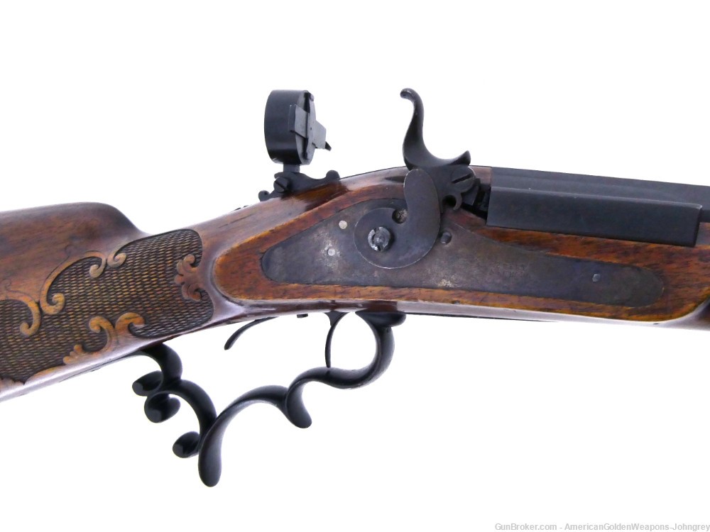1870's Bavarian Ebert 4mm Flobert  Parlor rifle   NR  Penny Start-img-8