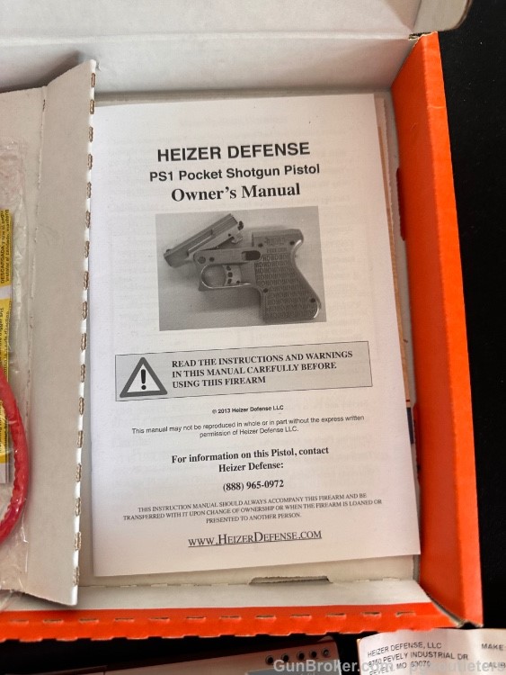 NEW - HEIZER DEFENSE PAK1 SINGLE SHOT PISTOL 7.62x39-img-0