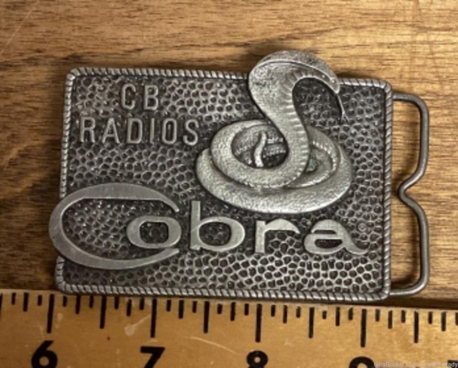 cobra cb radio belt buckle -img-0