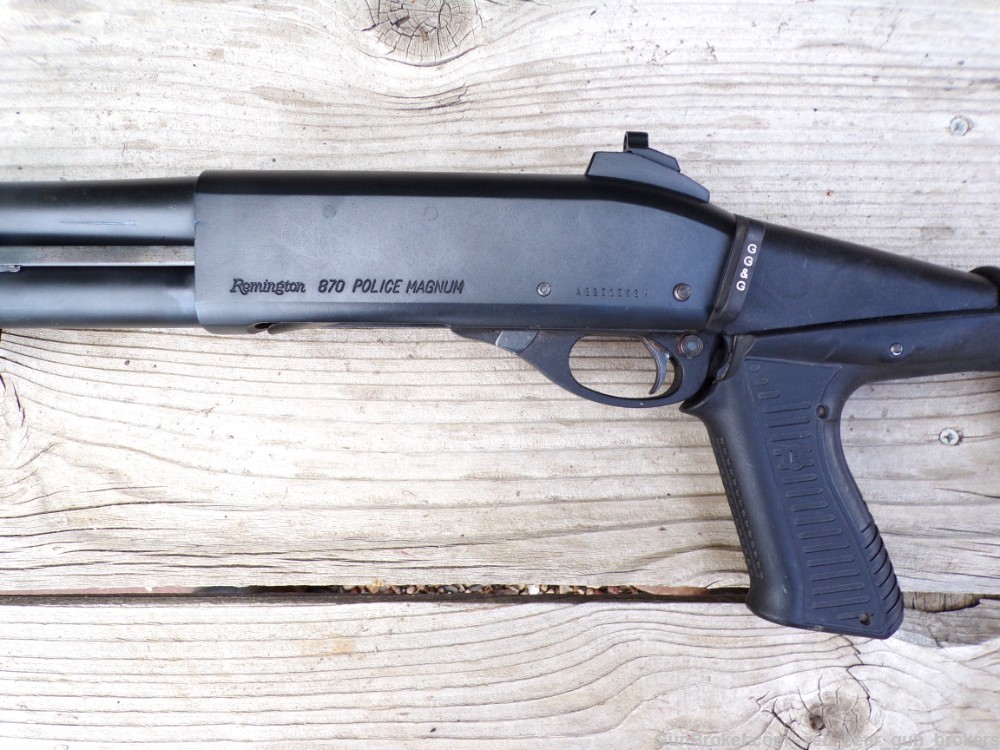 Remington 870 Police Magnum 18” Tactical 12ga Shotgun w/ Cerakote HIR-146 -img-1