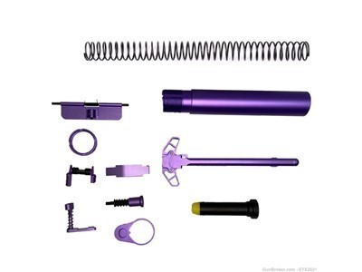 AR-15 Purple Splash Kit for Lower/Upper Pistol buffer tube kits Mil-spec