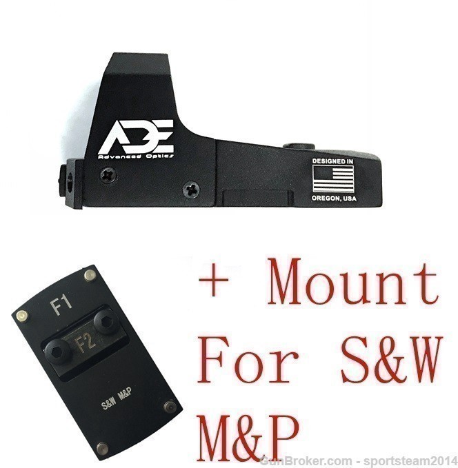 ADE RD3-006B GREEN Dot Sight + SW MP Smith Wesson pistol mount-img-0