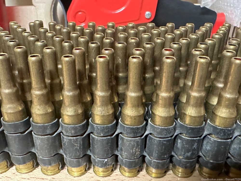 Linked 308 bottle nose blanks 180 rounds & 18 empty brass-img-0