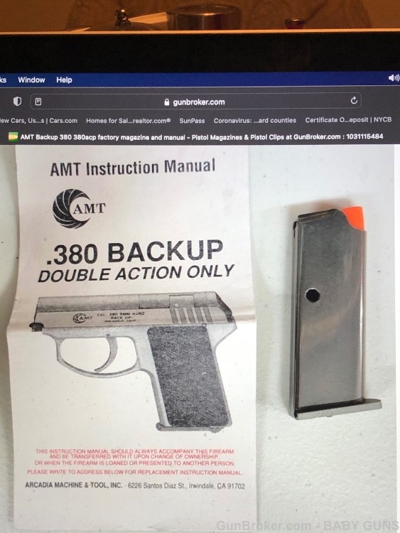 AMT BACK UP MAG  IN 380 LIKE NEW-img-3