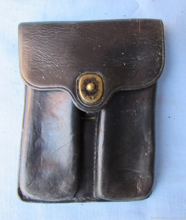 US Army Military Police Black Leather Holster Rig, 1943-1961-img-8