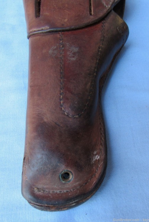 US Army Military Police Black Leather Holster Rig, 1943-1961-img-6