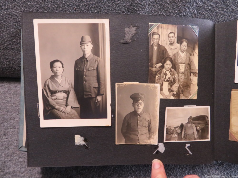 WWII JAPANESE PHOTOGRAPH ALBUM-SOLDIERS-PORTRAITS-BOATS-FLAGS & MORE-img-19