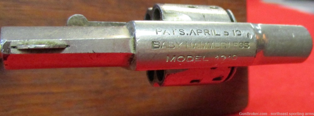 Kolb, Model 1910, Baby Hammerless,.22 Short, Nickel-img-4
