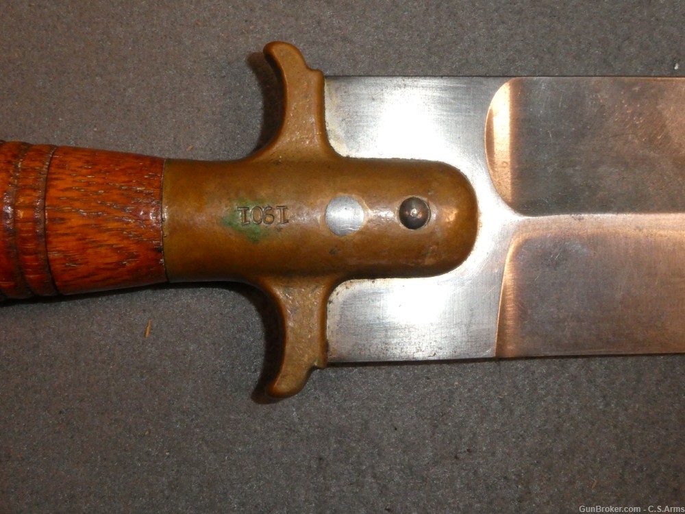 Very Fine Springfield U.S. Model 1880 Hunting Knife & Scabbard-img-3