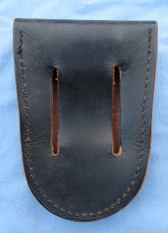 US Army Military Police Black Leather Holster Rig, 1967-1995-img-23