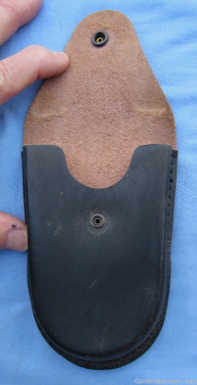 US Army Military Police Black Leather Holster Rig, 1967-1995-img-22