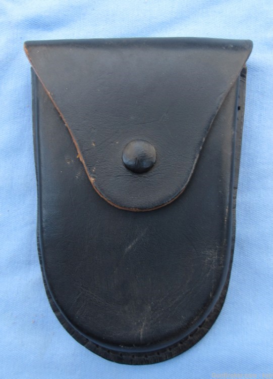 US Army Military Police Black Leather Holster Rig, 1967-1995-img-21
