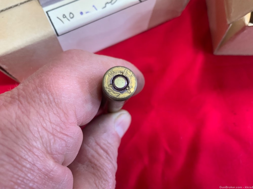 Original sealed box of 44 Egyptian 8mm wooden bullet blanks-img-2