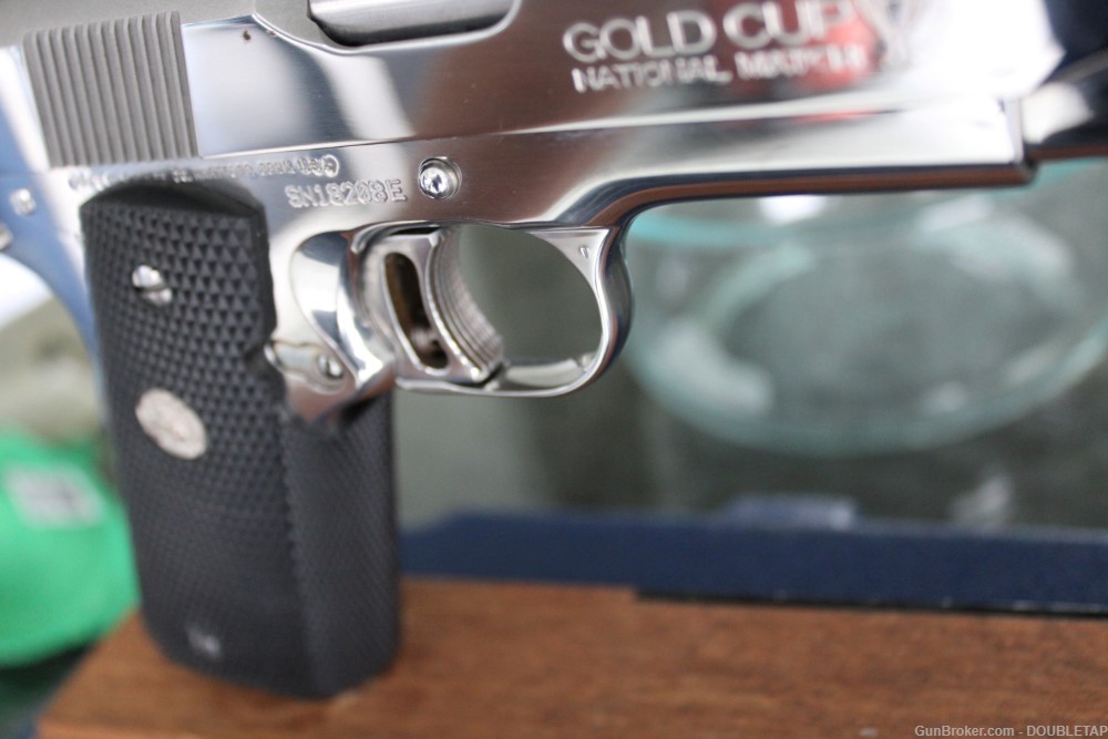 COLT GOLD CUP NATIONAL MATCH BRIGHT STAINLESS ENHANCED MODEL 1995-img-18