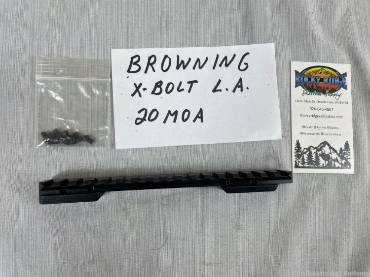 Browning X-Bolt Long Action (LA) 20 MOA Scope Base -img-2