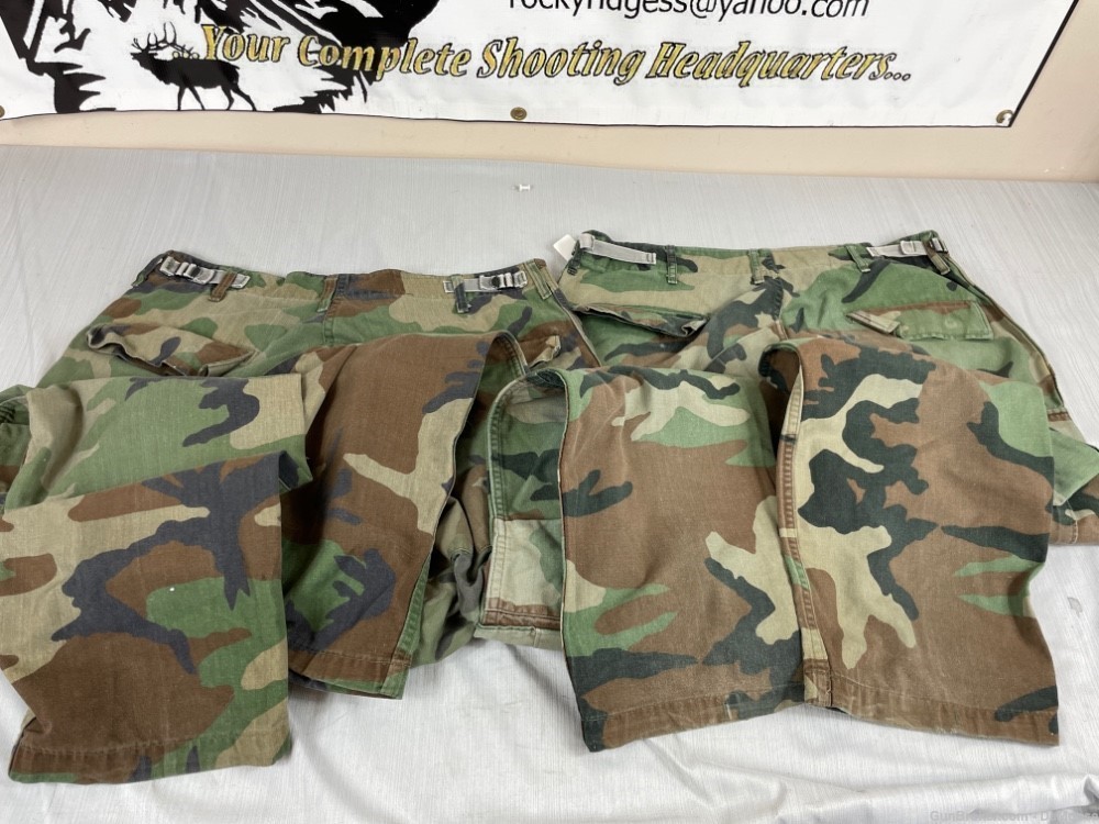 USGI Woodland BDU Pants Medium Long (2 Pair)-img-6