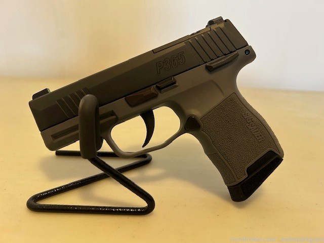 SIG Sauer P365 Pistol 9mm 3.1" OPTICS READY 10RD Night Sights 2-Tone GREY-img-0