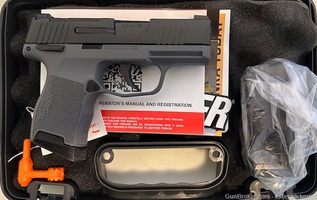 SIG Sauer P365 Pistol 9mm 3.1" OPTICS READY 10RD Night Sights 2-Tone GREY-img-2