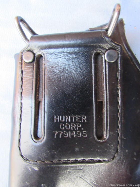 US Army Military Police Woman's Black Leather Holster Rig, S&W Victory 1974-img-5