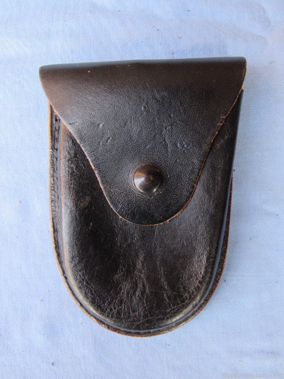 US Army Military Police Woman's Black Leather Holster Rig, S&W Victory 1974-img-13