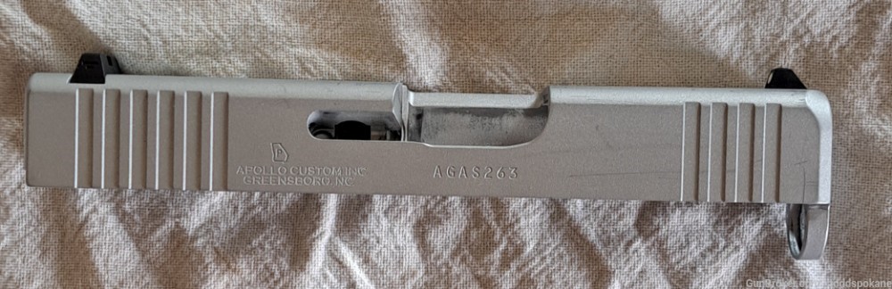 Glock 43X OEM silver stripped slide used-img-0