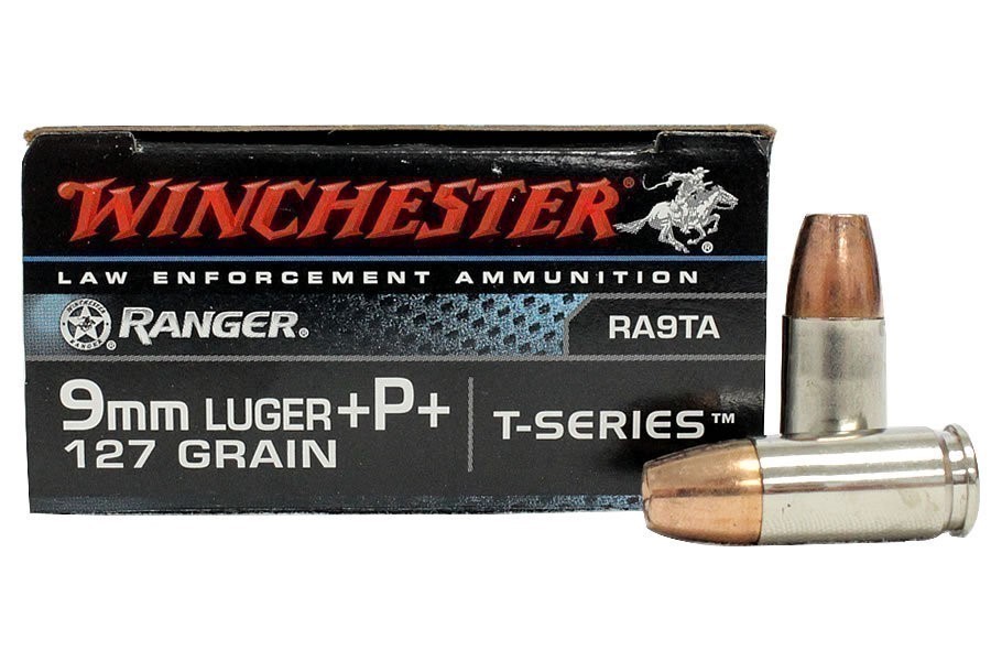 50rds Winchester Ranger™ LE Talon RA9TA 127 grn +P+ 9mm Luger JHP T series-img-0