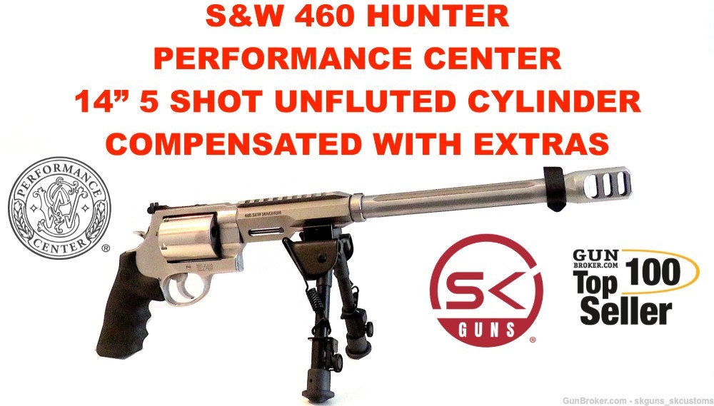 SMITH AND WESSON 460XVR PERFORMANCE CENTER HUNTER 14" SKU: 170339-img-0