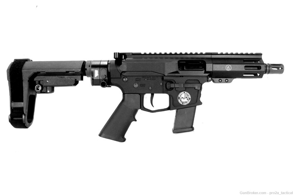 The Bagger Blaster 5 inch 9mm PCC AR-15 Pistol - Freedom Edition-img-1